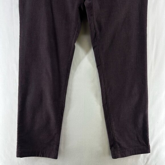 Ted Baker London Lommy Classic Fit Pants Men Sz 32R Chambray Straight Dark Plum - Picture 4 of 12